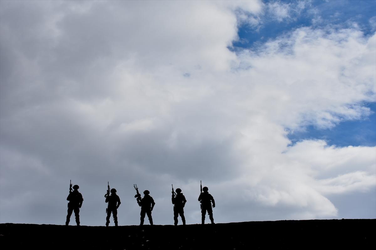 PÖH'ün terör operasyonu tatbikatından kareler