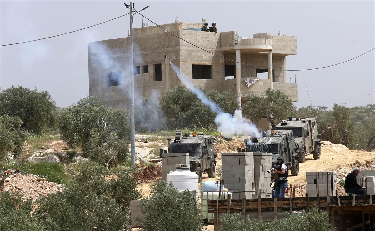 Filistin bir kez daha hareketlendi! İsrail güçleri, göz yaşartıcı gazla müdahale etti