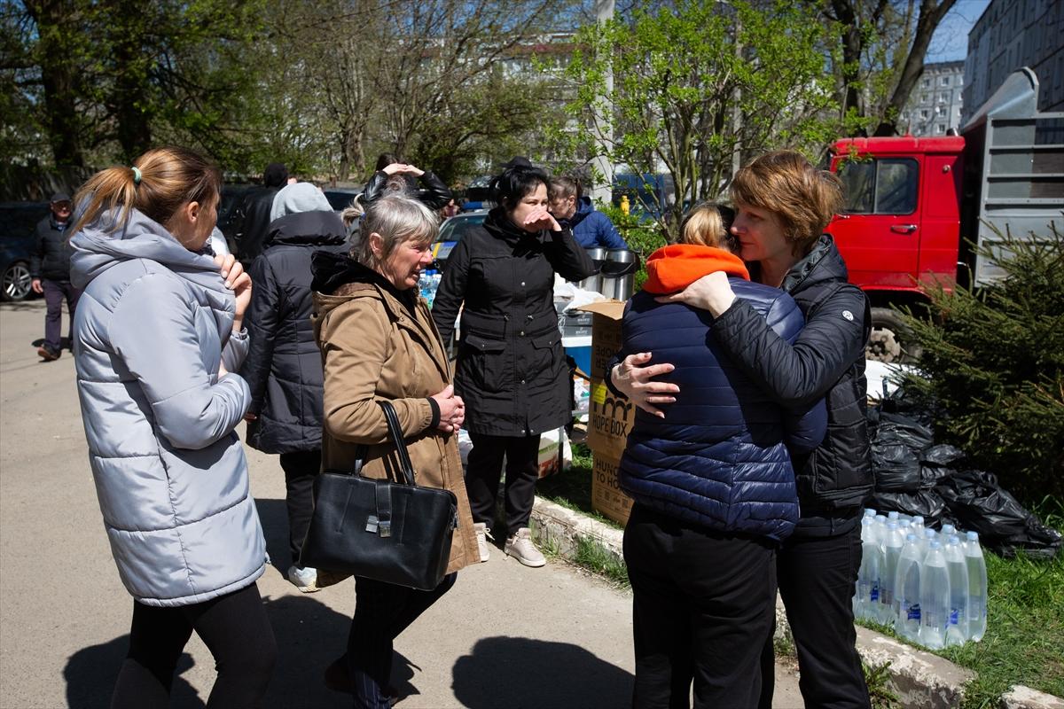 Ukrayna saldırı altında: Başkent Kiev'den hava saldırısı sonrası kareler