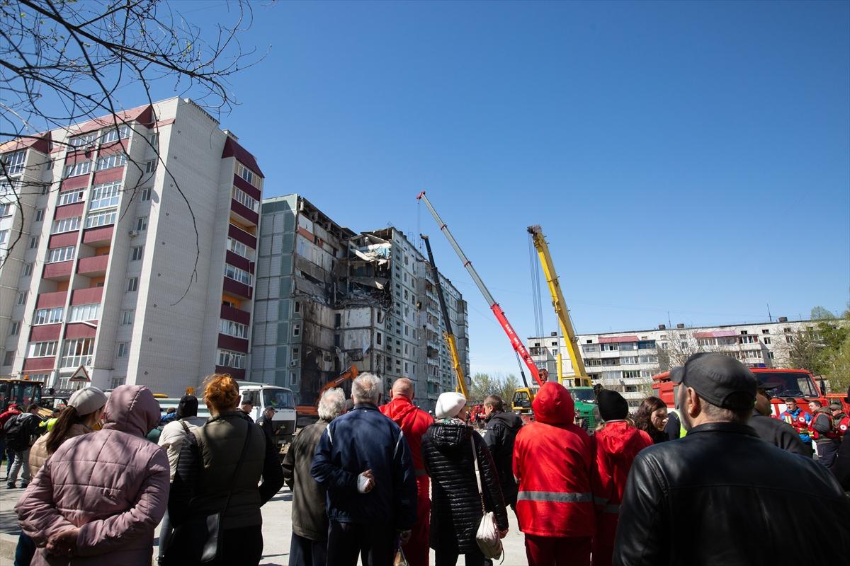 Ukrayna saldırı altında: Başkent Kiev'den hava saldırısı sonrası kareler