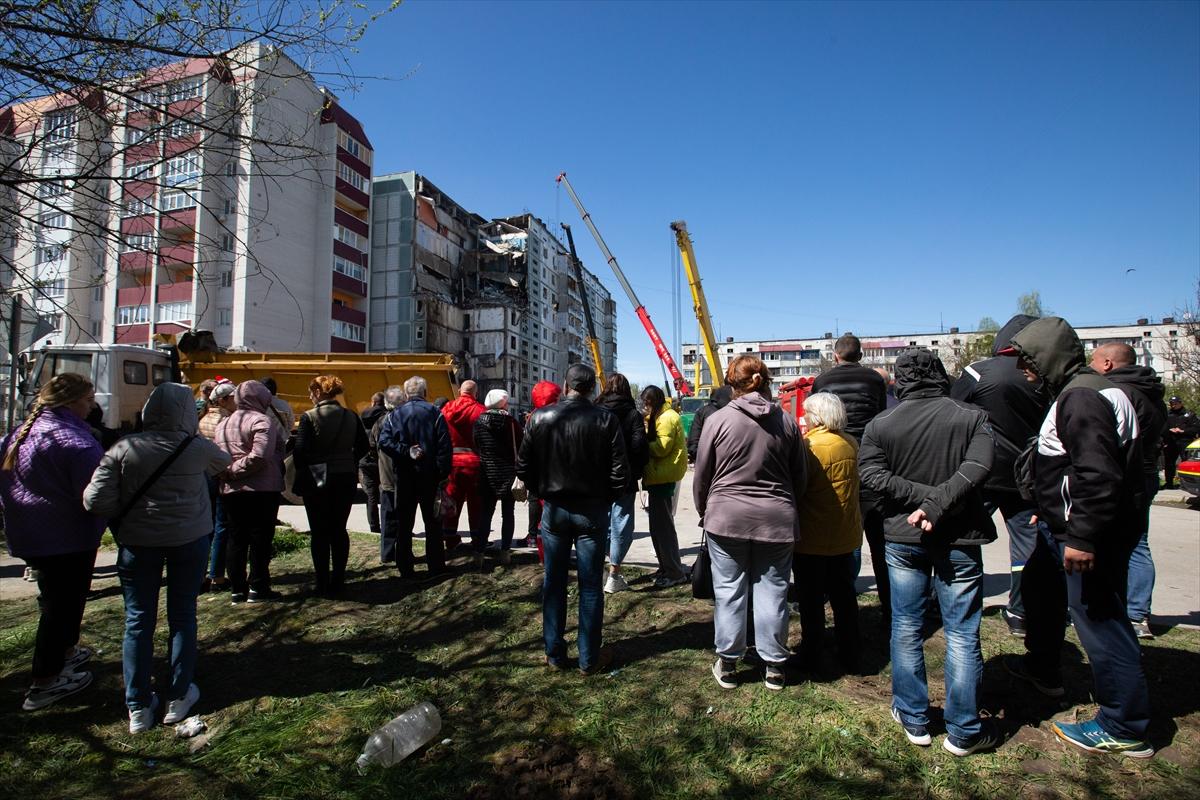 Ukrayna saldırı altında: Başkent Kiev'den hava saldırısı sonrası kareler