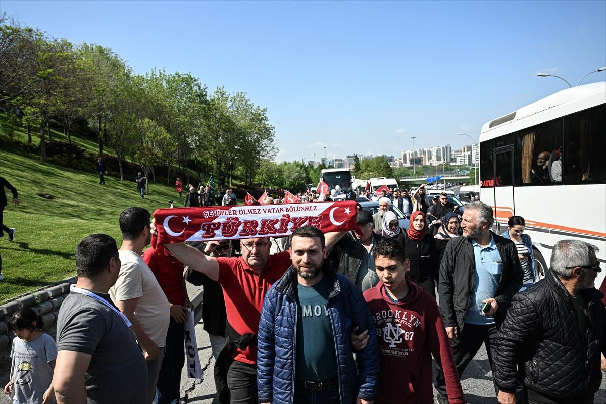 AK Parti'nin İstanbul mitingindeki tarihi kalabalıktan kareler