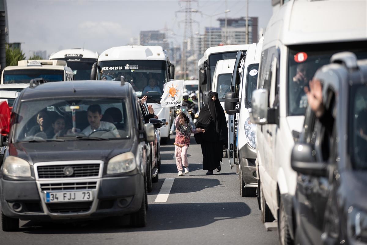 AK Parti'nin İstanbul mitingindeki tarihi kalabalıktan kareler