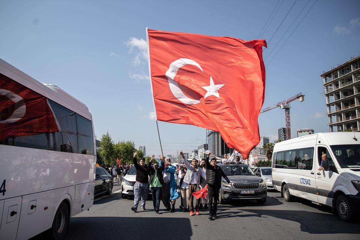 AK Parti'nin İstanbul mitingindeki tarihi kalabalıktan kareler