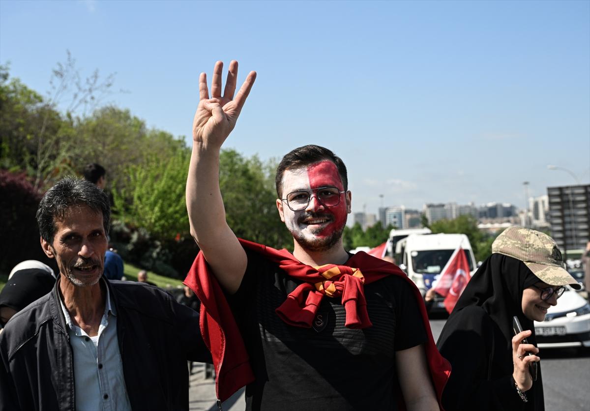 AK Parti'nin İstanbul mitingindeki tarihi kalabalıktan kareler