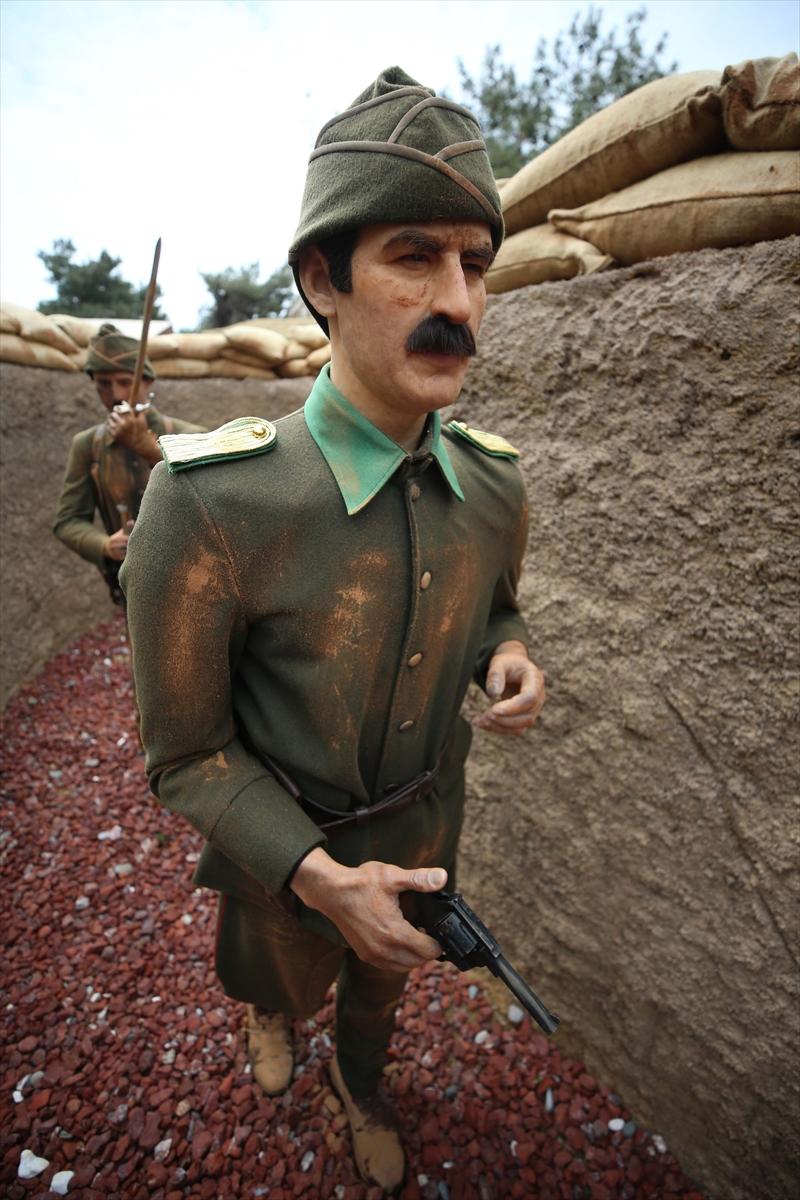 Çanakkale ruhunu yaşatacak siper canlandırma projesinden kareler