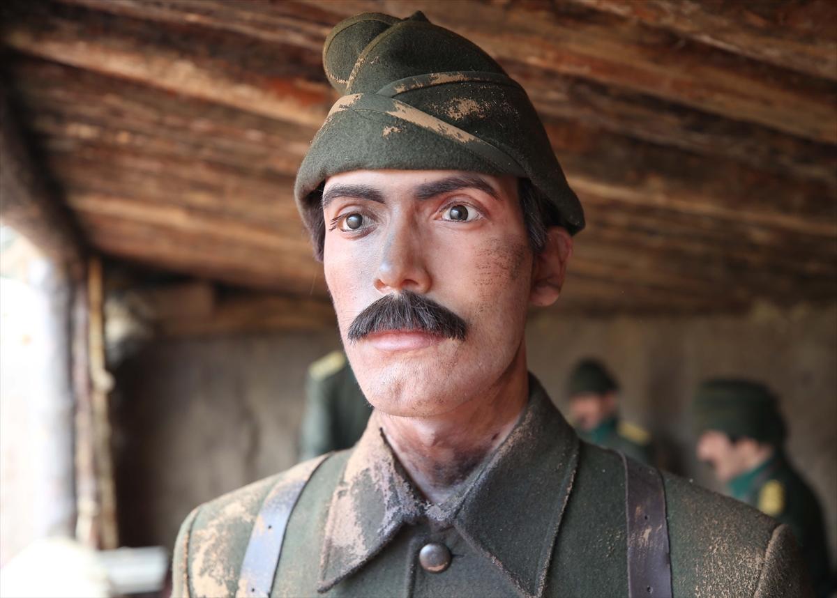 Çanakkale ruhunu yaşatacak siper canlandırma projesinden kareler