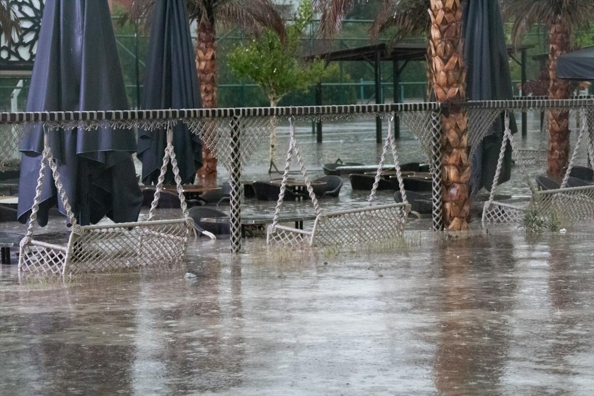 Başkent Ankara'dan sel manzaraları