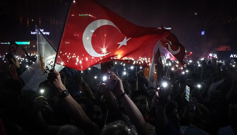 Cumhurbaşkanı Erdoğan'ın seçim zaferinden tarihi görüntüler