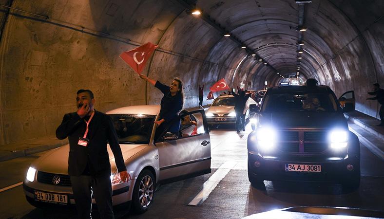 Cumhurbaşkanı Erdoğan'ın seçim zaferinden tarihi görüntüler