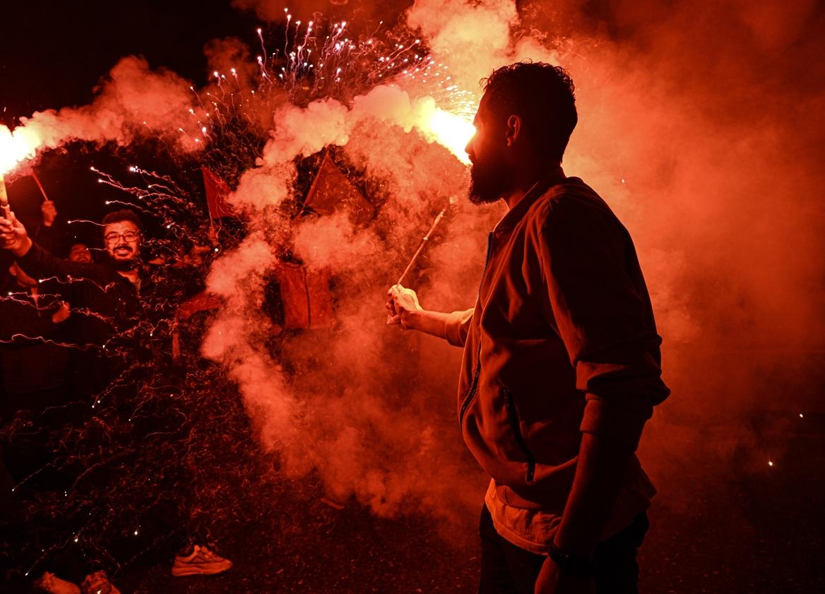 Cumhurbaşkanı Erdoğan'ın seçim zaferinden tarihi görüntüler