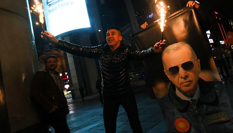 Cumhurbaşkanı Erdoğan'ın seçim zaferinden tarihi görüntüler