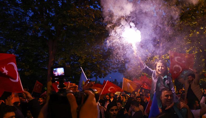 Cumhurbaşkanı Erdoğan'ın seçim zaferinden tarihi görüntüler