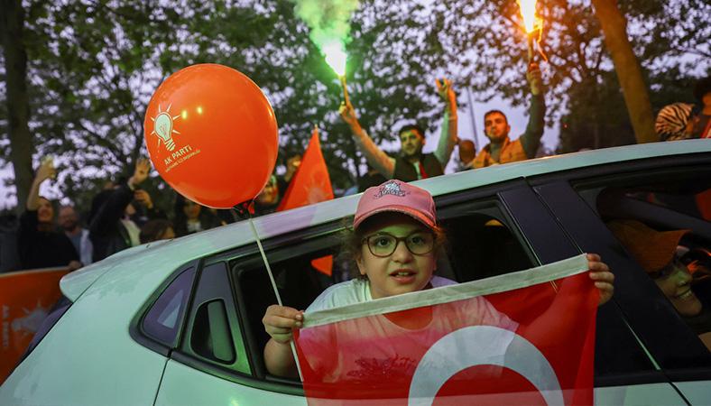 Cumhurbaşkanı Erdoğan'ın seçim zaferinden tarihi görüntüler