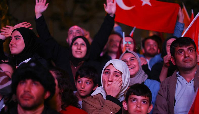 Cumhurbaşkanı Erdoğan'ın seçim zaferinden tarihi görüntüler