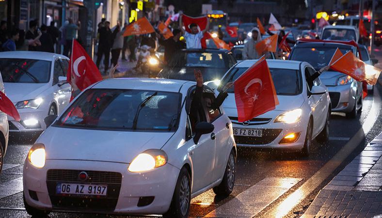 Cumhurbaşkanı Erdoğan'ın seçim zaferinden tarihi görüntüler