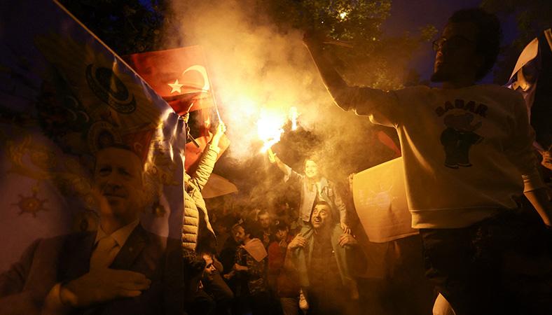 Cumhurbaşkanı Erdoğan'ın seçim zaferinden tarihi görüntüler