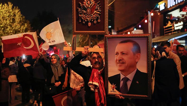 Cumhurbaşkanı Erdoğan'ın seçim zaferinden tarihi görüntüler