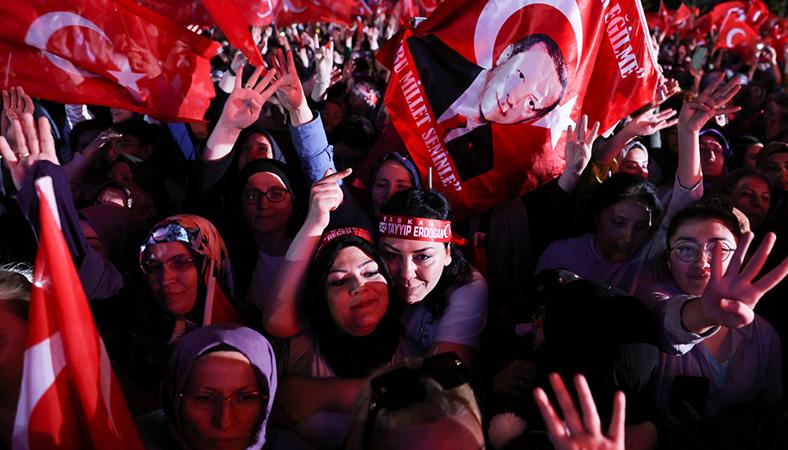 Cumhurbaşkanı Erdoğan'ın seçim zaferinden tarihi görüntüler