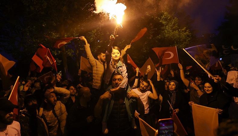 Cumhurbaşkanı Erdoğan'ın seçim zaferinden tarihi görüntüler