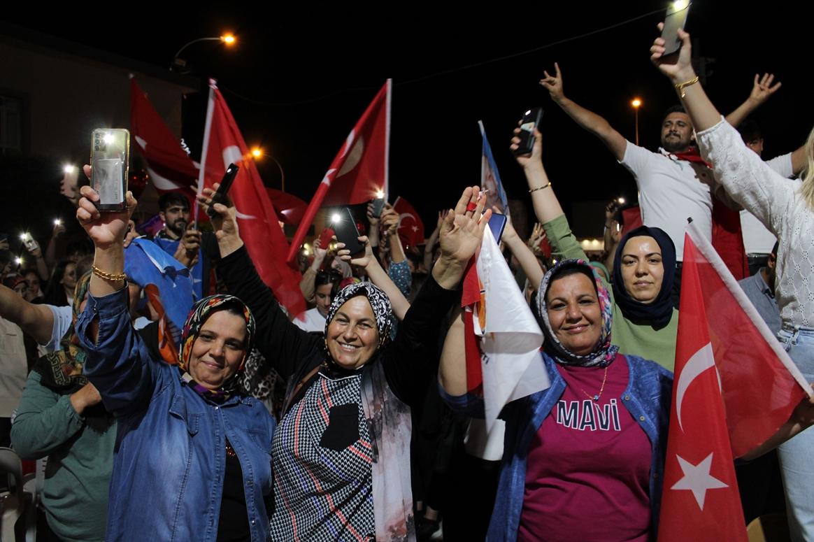 Cumhurbaşkanı Erdoğan'ın seçim zaferinden tarihi görüntüler