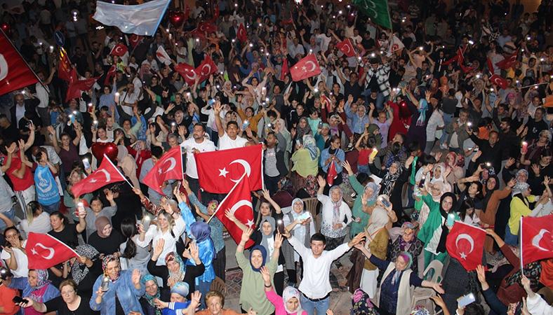 Cumhurbaşkanı Erdoğan'ın seçim zaferinden tarihi görüntüler