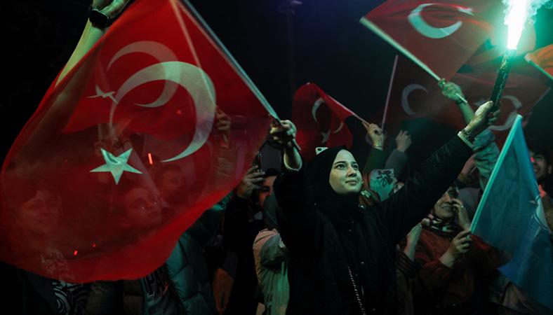 Cumhurbaşkanı Erdoğan'ın seçim zaferinden tarihi görüntüler