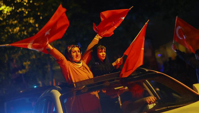 Cumhurbaşkanı Erdoğan'ın seçim zaferinden tarihi görüntüler