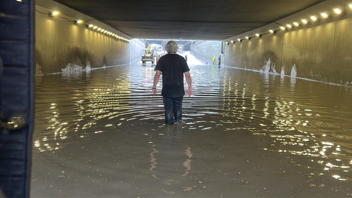Başkent Ankara'dan sel kareleri