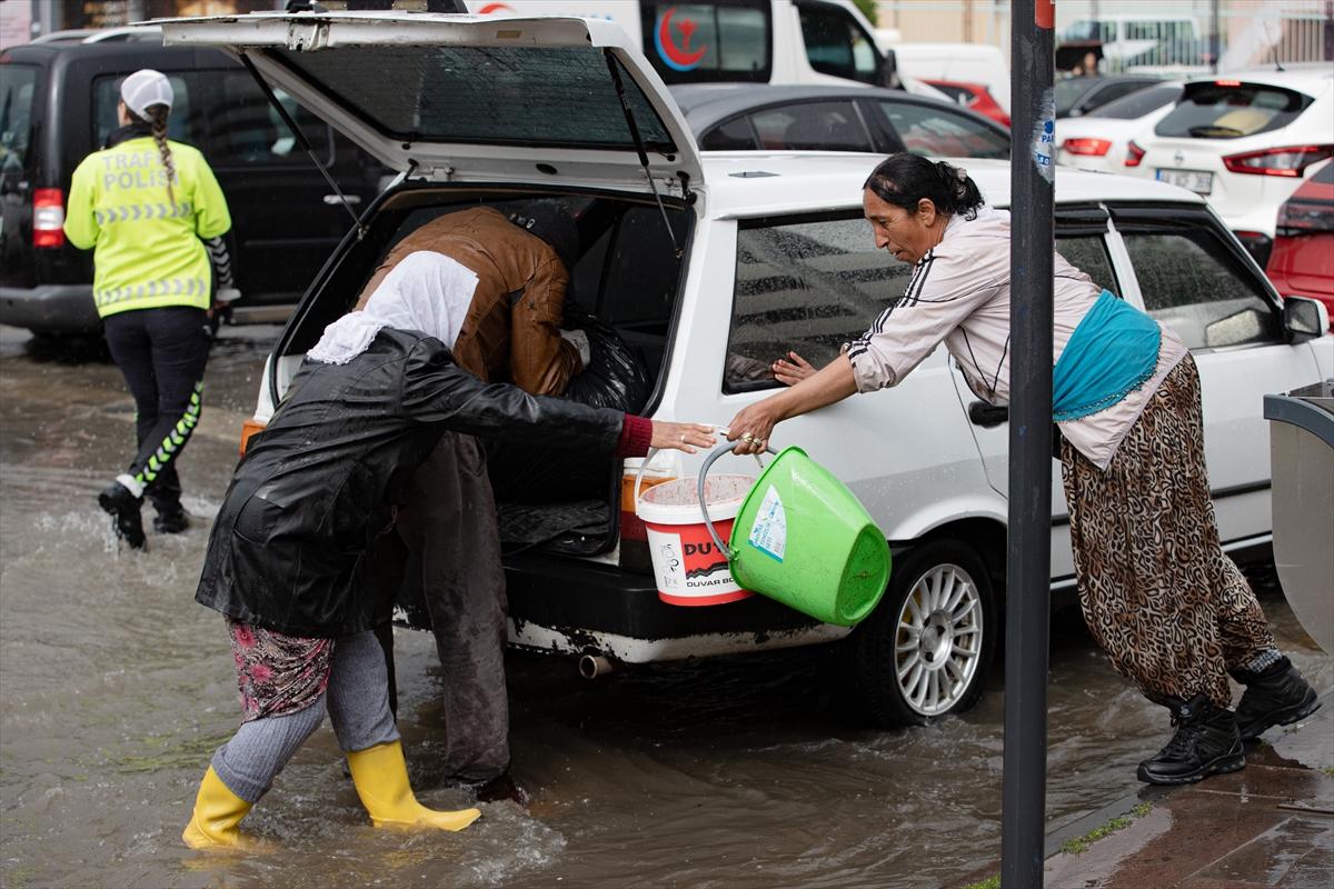 Başkent Ankara'dan sel kareleri