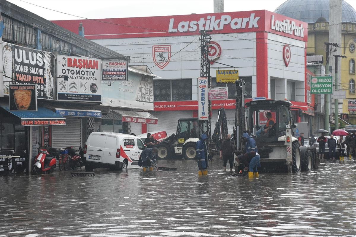Samsun'da sel felaketi
