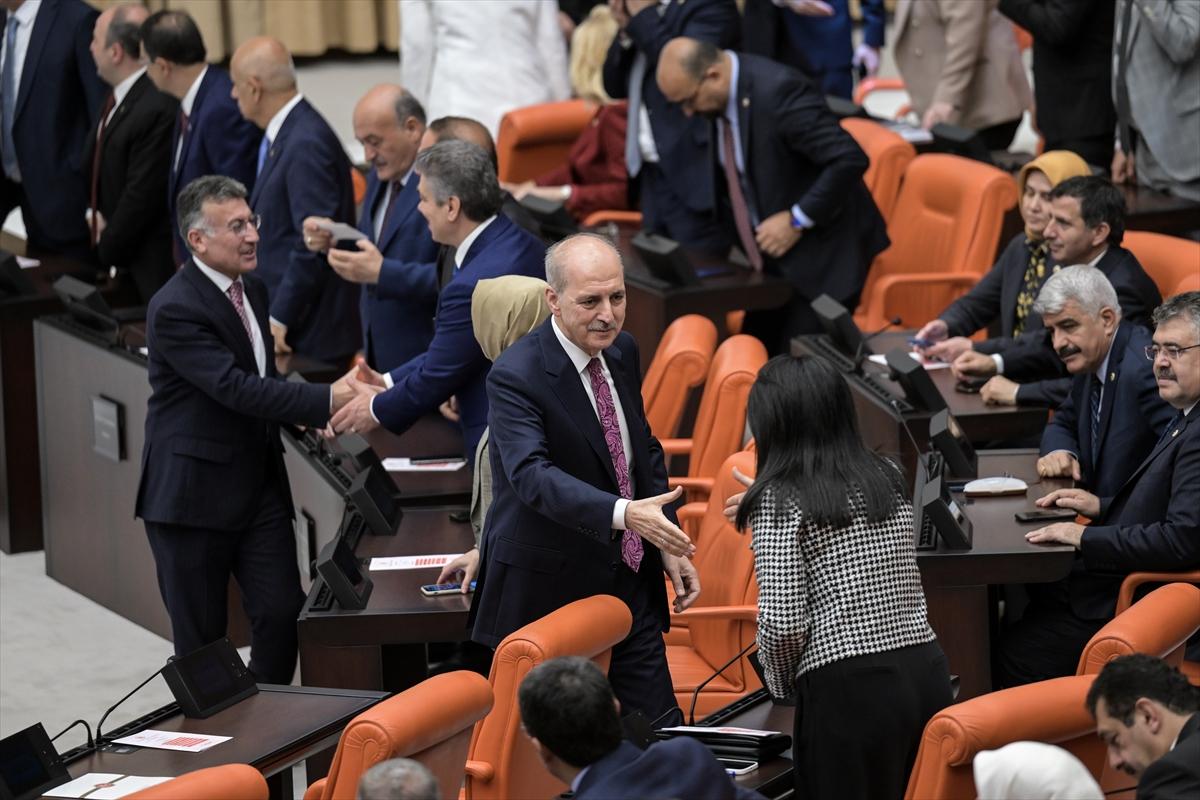 Milletvekilleri ve yeni kabine üyelerinin Meclis'teki yemin töreninden kareler