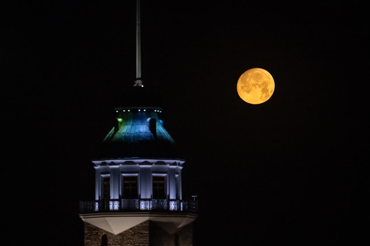 İstanbul, Ankara, ve Gaziantep'te dolunay
