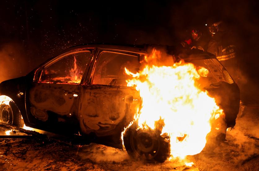 Fransa'da eylemlerin 6'ncı günü! Alev alev yanıyor