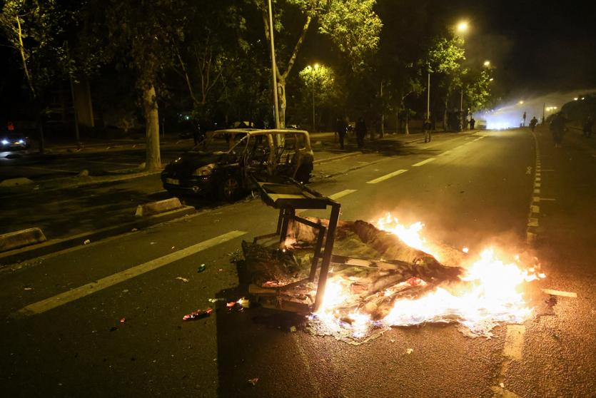 Fransa'da eylemlerin 6'ncı günü! Alev alev yanıyor