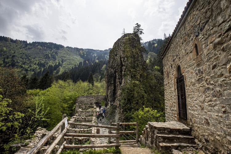 Sümela Manastırı'na ziyaretçi akını...