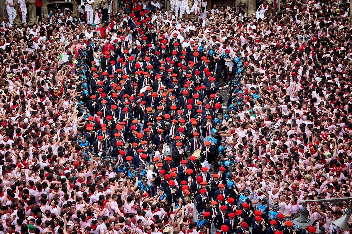 İspanya'nın ünlü San Fermin festivalinden kareler