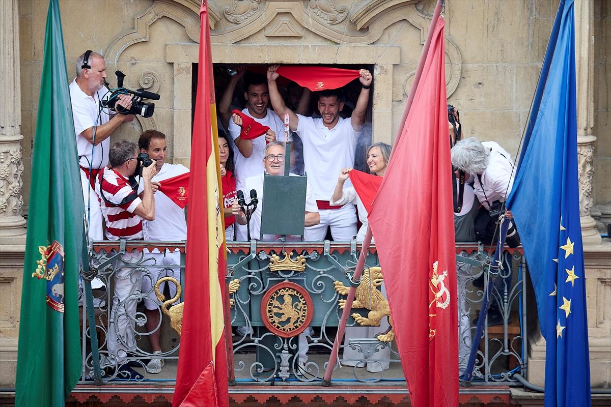 İspanya'nın ünlü San Fermin festivalinden kareler