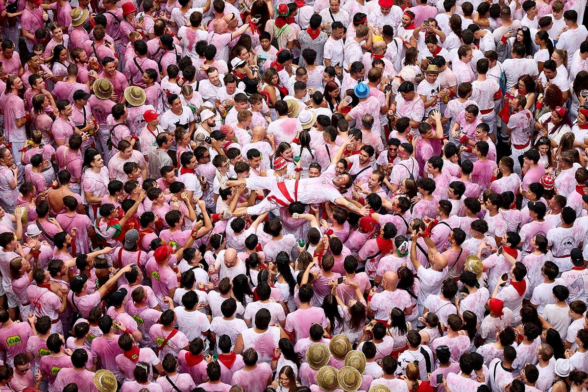 İspanya'nın ünlü San Fermin festivalinden kareler