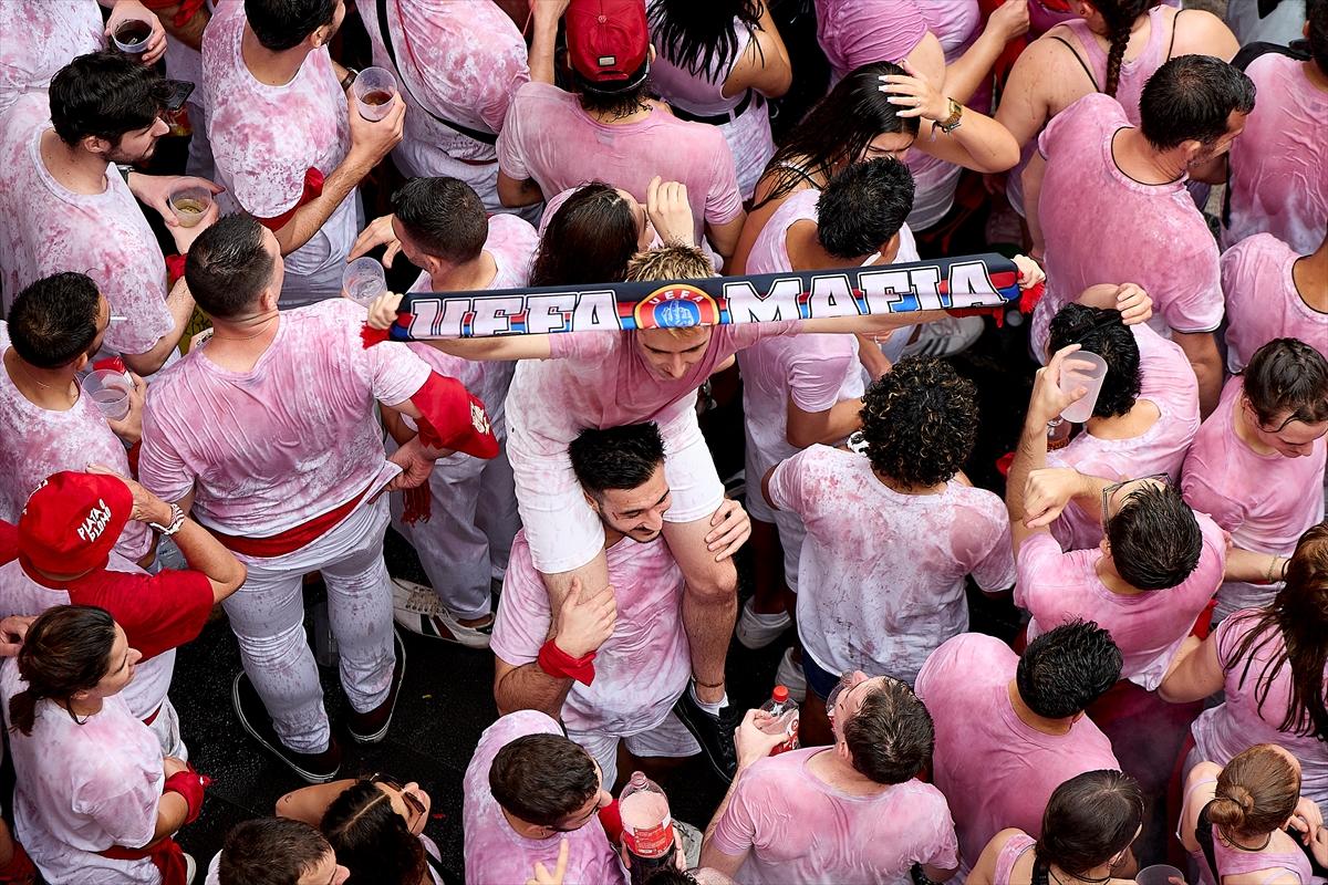 İspanya'nın ünlü San Fermin festivalinden kareler