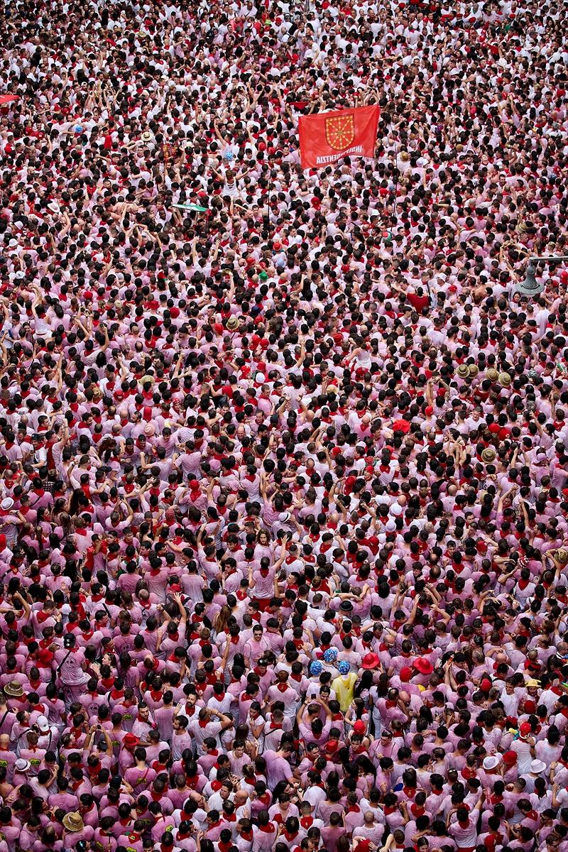 İspanya'nın ünlü San Fermin festivalinden kareler