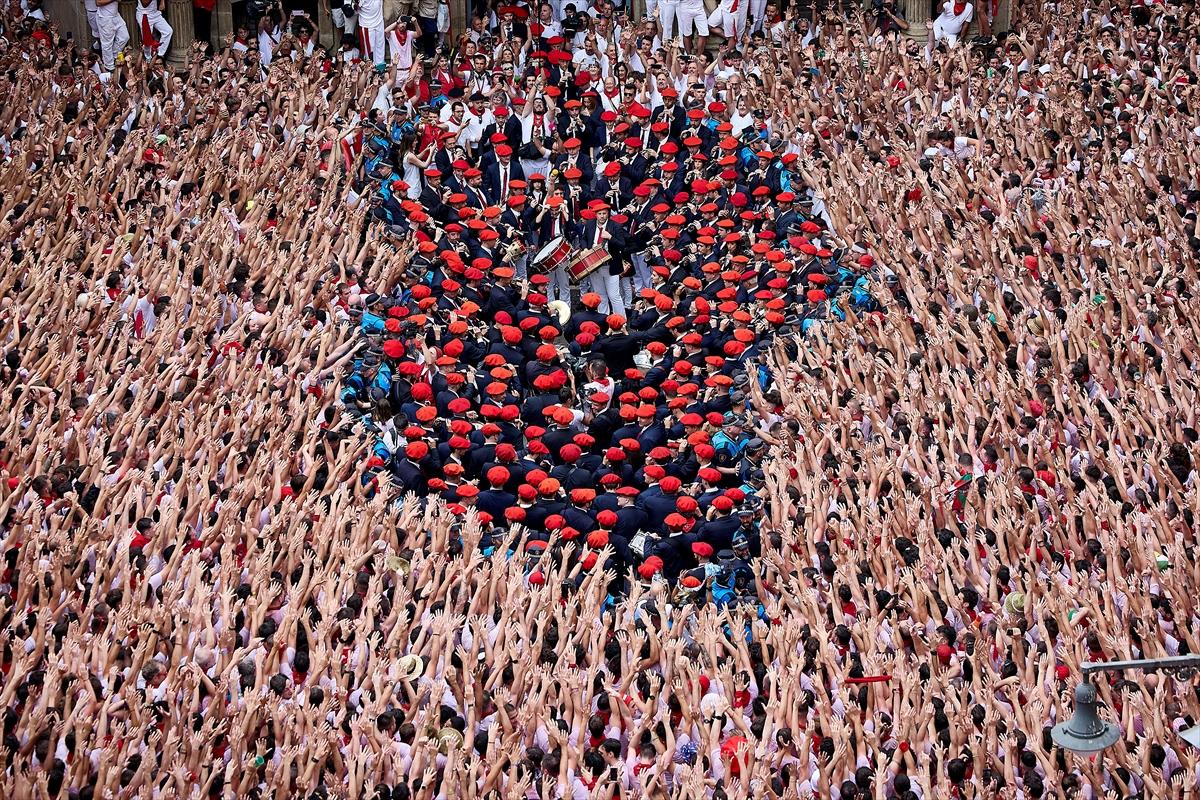 İspanya'nın ünlü San Fermin festivalinden kareler