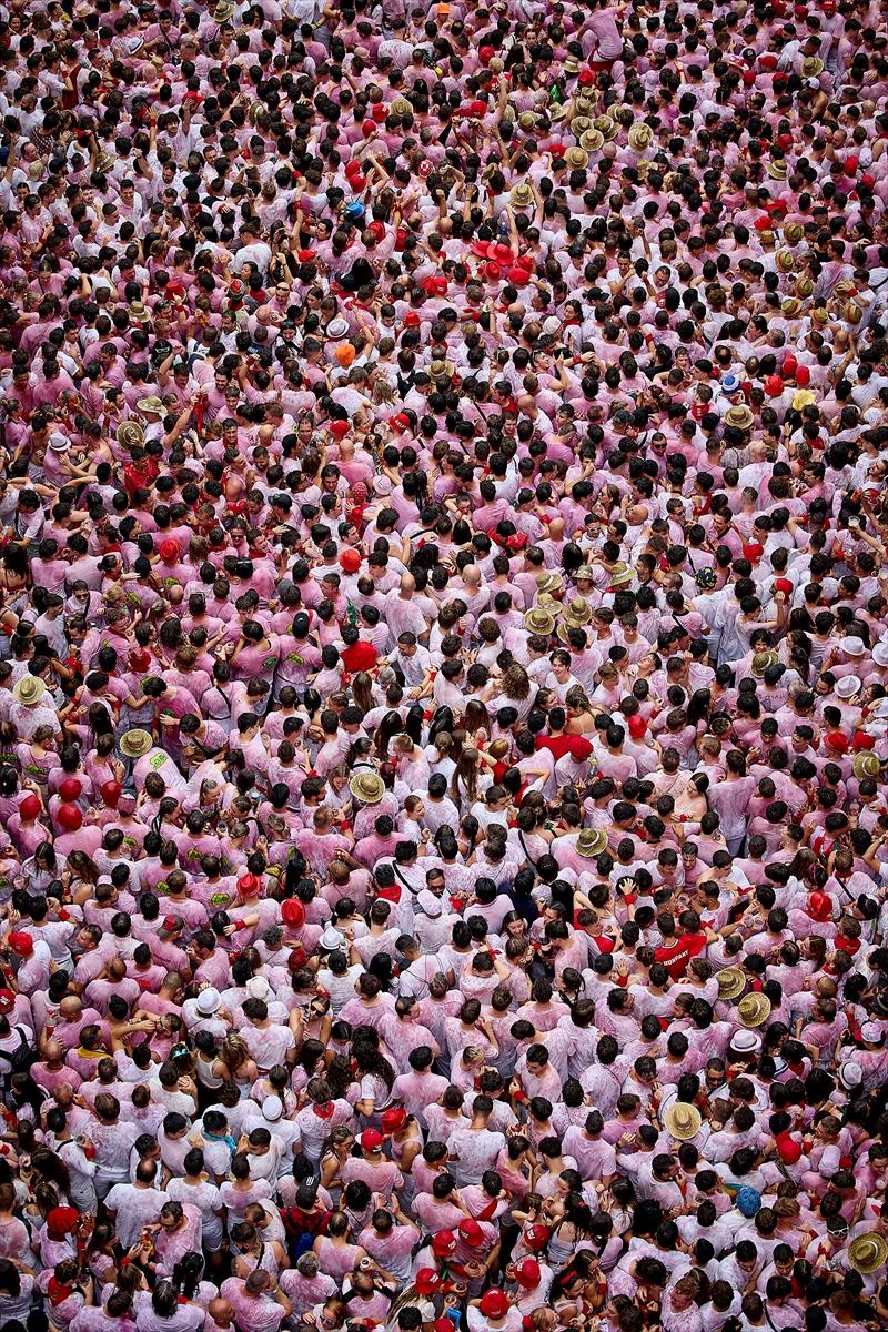İspanya'nın ünlü San Fermin festivalinden kareler
