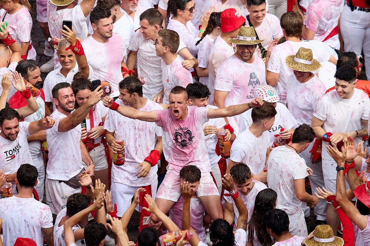 İspanya'nın ünlü San Fermin festivalinden kareler