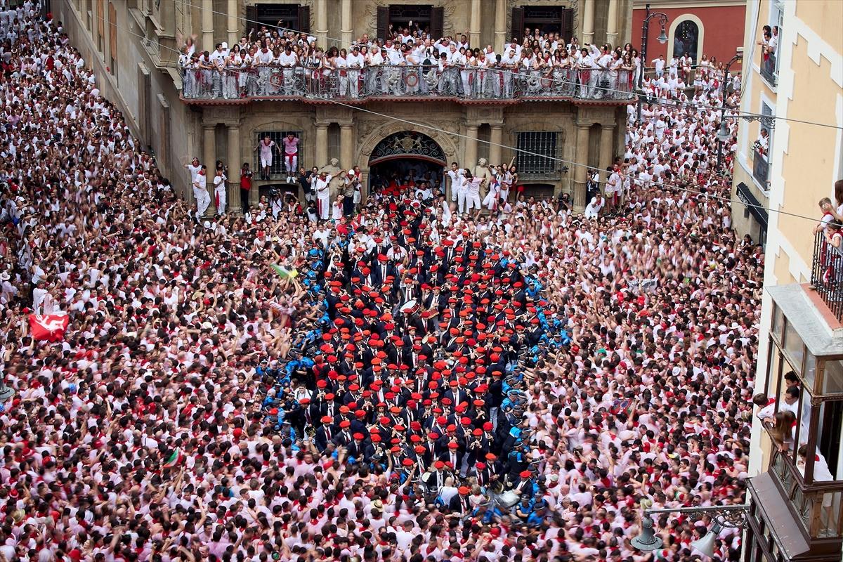 İspanya'nın ünlü San Fermin festivalinden kareler