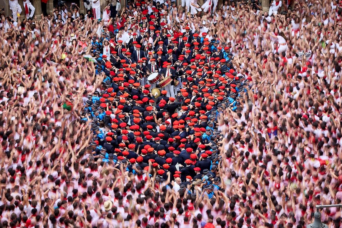 İspanya'nın ünlü San Fermin festivalinden kareler