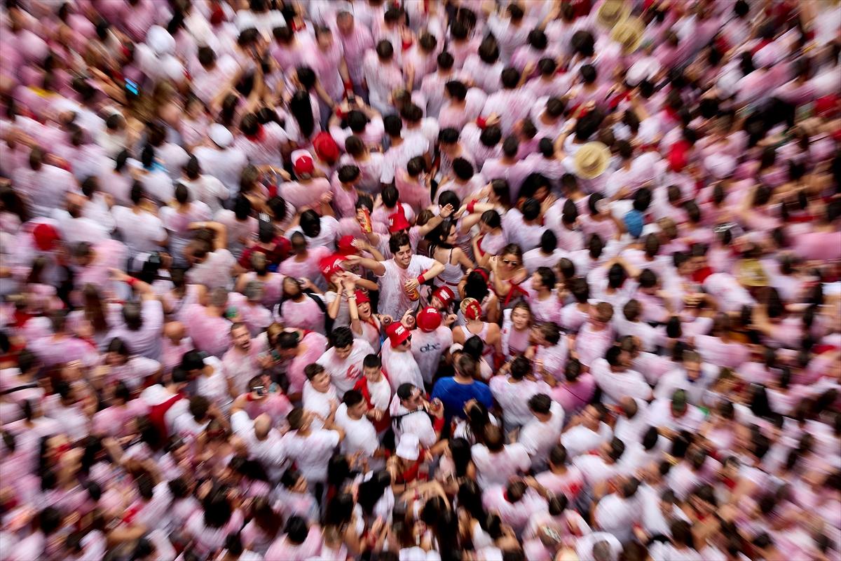 İspanya'nın ünlü San Fermin festivalinden kareler