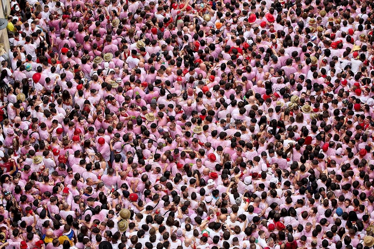İspanya'nın ünlü San Fermin festivalinden kareler