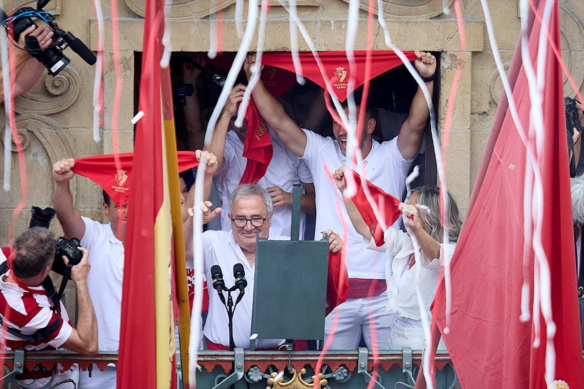 İspanya'nın ünlü San Fermin festivalinden kareler