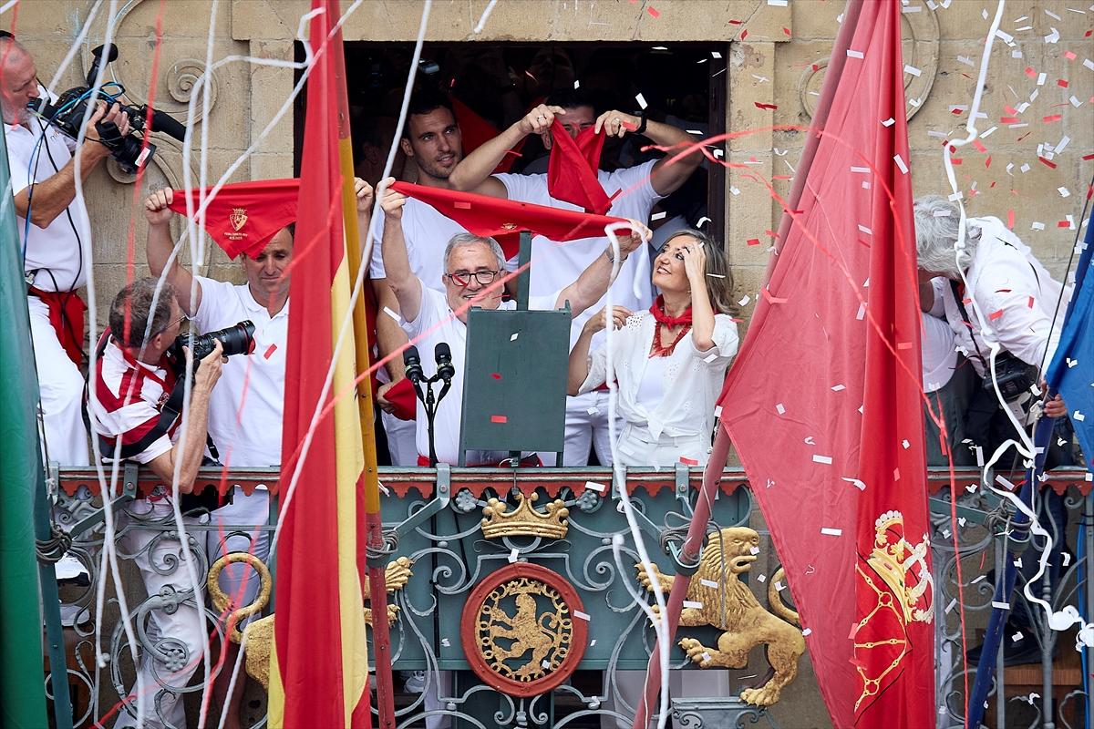İspanya'nın ünlü San Fermin festivalinden kareler